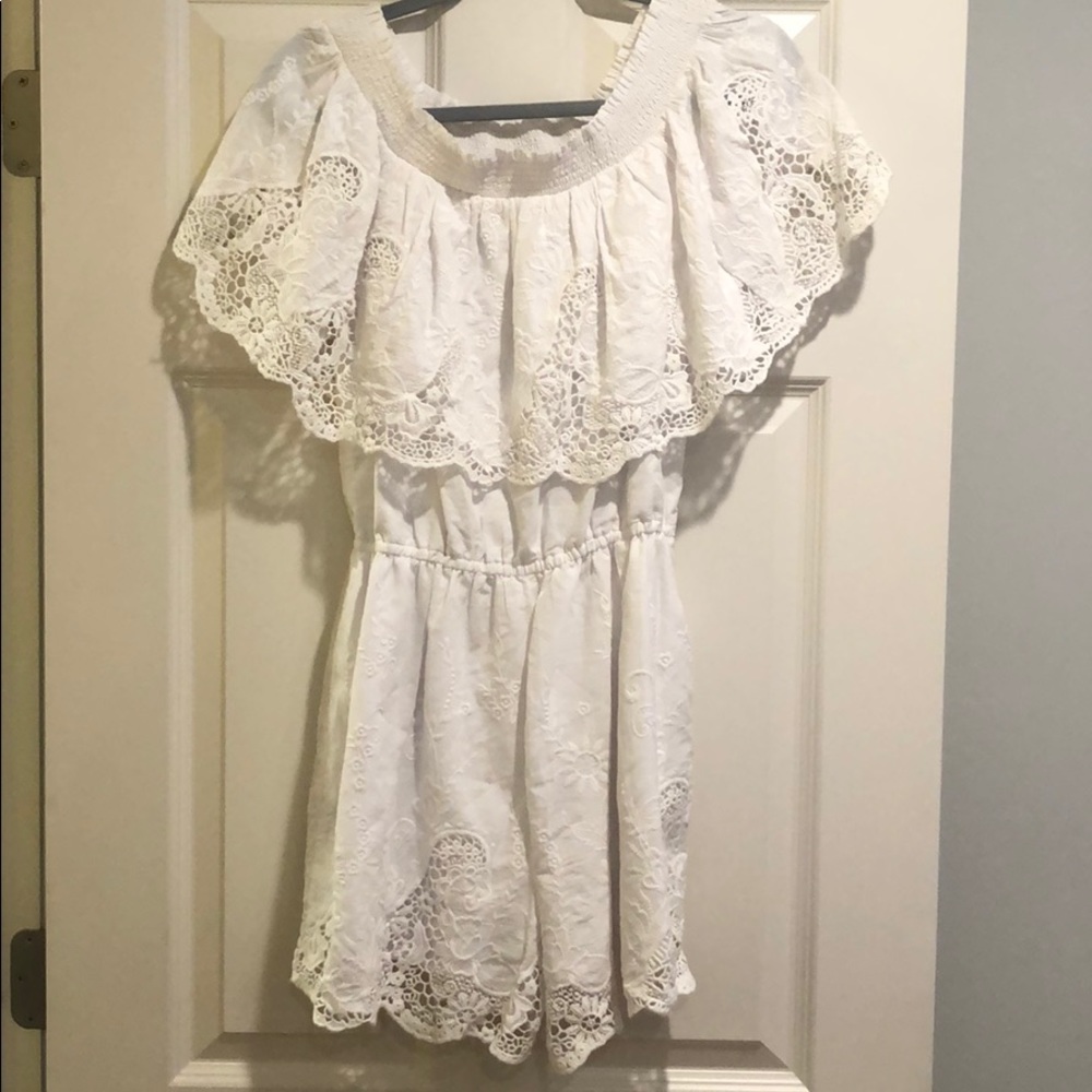 Abercrombie & Fitch Eyelet Romper